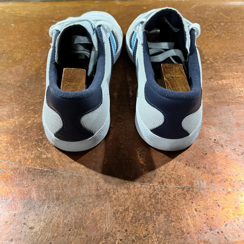 Adidas Nora Shoes | Men's 8.5 | White/Light Blue/Navy - Picture 4 of 7